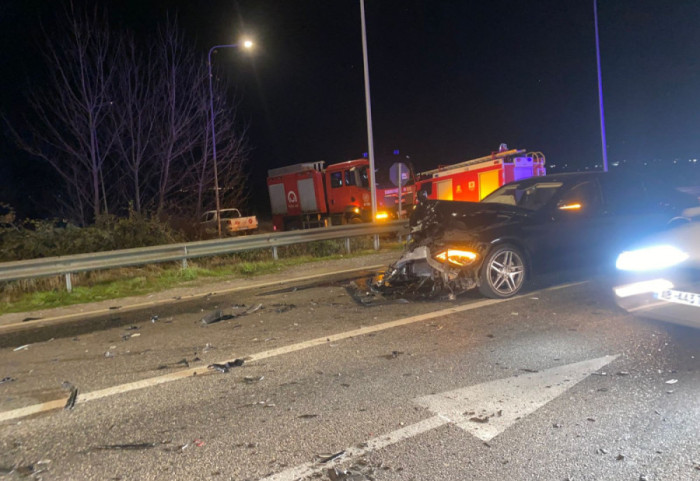 Aksident në Lezhë–Shkodër, dy të plagosur