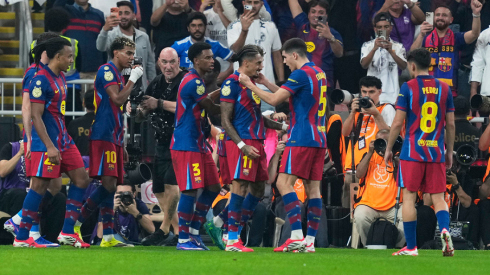 5 gola dhe spektakël, Barcelona fiton Superkupën e Spanjës në finale me Real Madrid