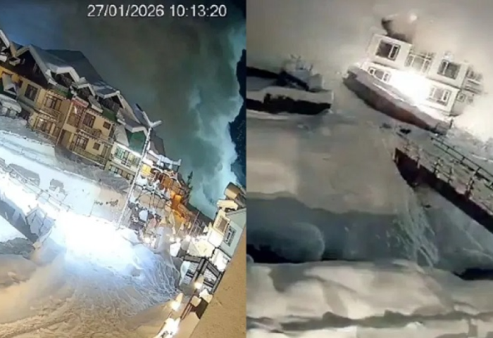 Pamjet tronditëse, orteku i dëborës godet fshatin turistik