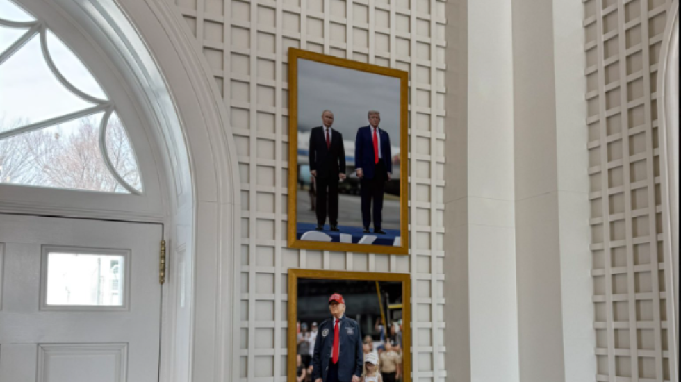 Trump var foton me Putinin në murin e Shtëpisë së Bardhë