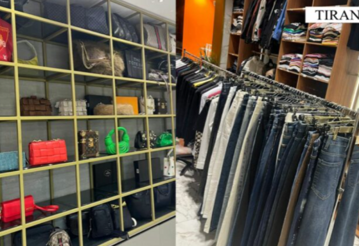 Shiste “emër të madh”, por mall të rremë, zbulohet dyqani me falsifikime në Tiranë