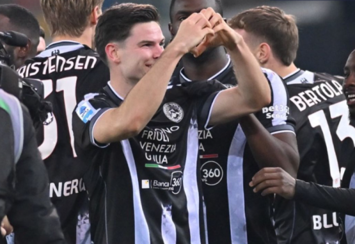 Udinese bën surprizën, mposht Romën në Serie A