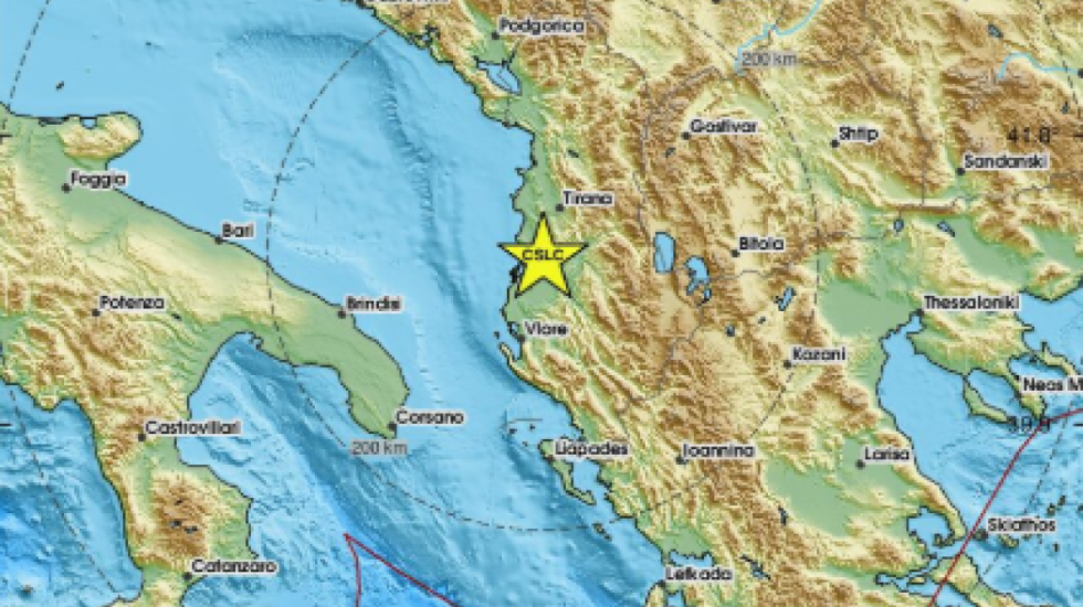 Tërmet i fortë në Shqipëri, lëkundjet ndjehen në disa qytete