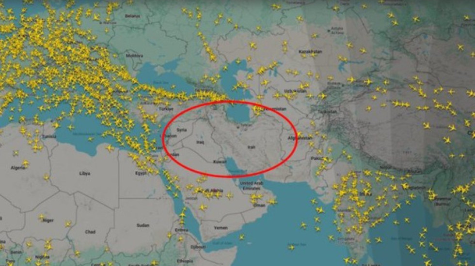 Zbrazet qielli në Lindjen e Mesme, lufta në Iran mbyll hapësirën ajrore