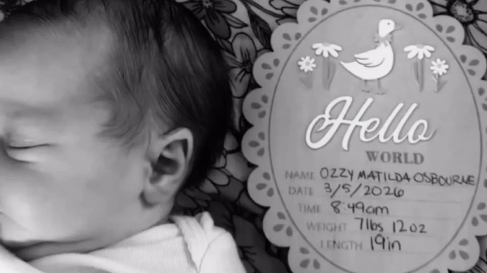 Lind një tjetër "Ozzy", Jack Osbourne i vë vajzës emrin e të atit
