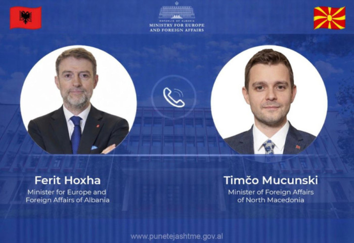 Hoxha bisedë me homologun maqedonas, Mucunski: Integimi në BE, rëndësi strategjike për rajonin