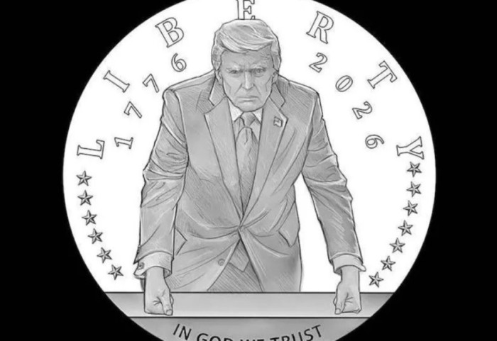 Trump në monedhën e arit 24 karatëshe, miratohet nga paneli federal i arteve