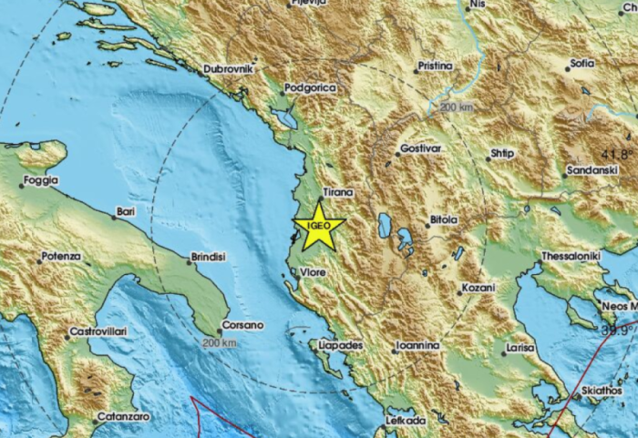 Tërmeti zgjon herët gjysmën e Shqipërisë, lëkundjet ndjehen në disa qytete