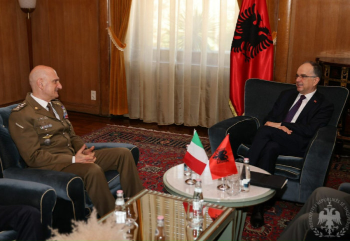 Siguria rajonale në Ballkan, presidenti Begaj takon shefin e ushtrisë italiane