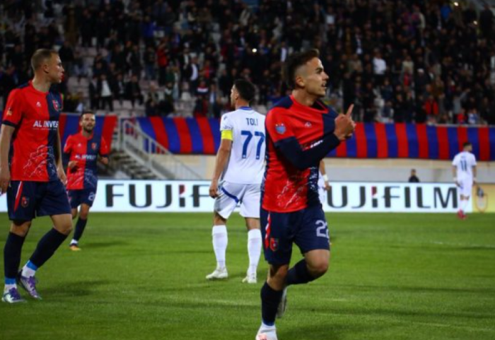 Vllaznia marshon me hap kampioni, mjafton një gol ndaj Teutës