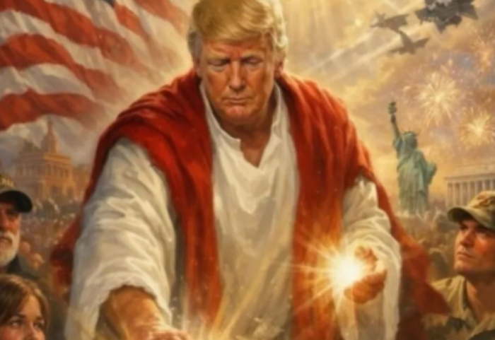 Trump fshin foton ku shfaqej si Jezusi: U keqkuptua, isha një doktor që shëron