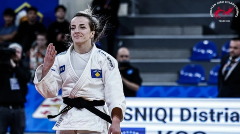 Distria Krasniqi “e artë” në Evropianin e xhudos