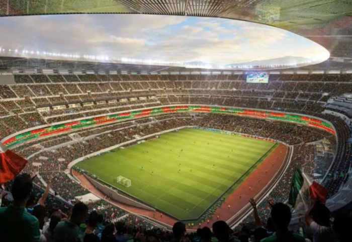 Do të presë ndeshjen hapëse të Botërorit 2026, shfaqet një vrimë në stadiumin “Azteka” në Meksikë