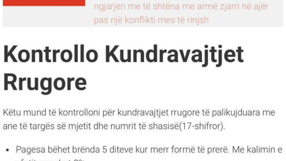 Skemë mashtrimi online me faqe të rreme për gjoba, paralajmërimi i policisë