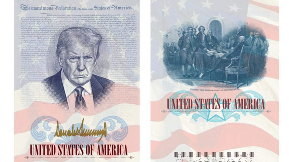 Pasaportat amerikane me fytyrën e Trump, së shpejti realitet