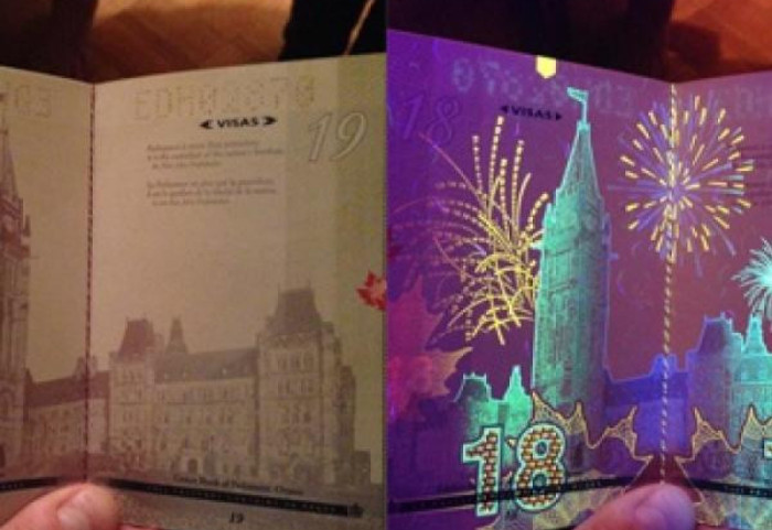 Të udhëtosh me një vepër arti, pasaporta që mahnit me dizajnin unik nën dritën ultraviolet
