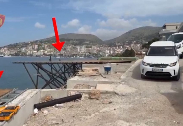 Ndërtime brenda në det, 8 të arrestuar në Sarandë