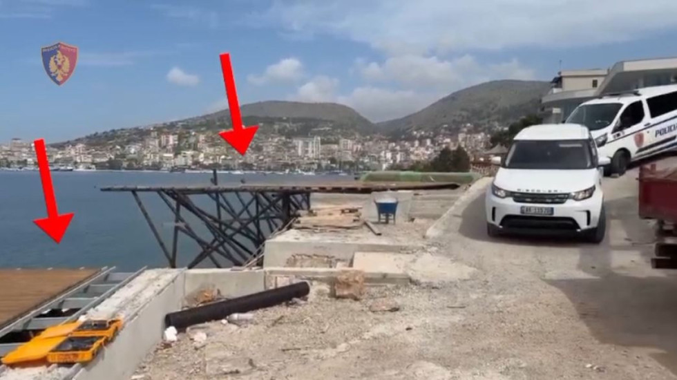 Ndërtime brenda në det, 8 të arrestuar në Sarandë