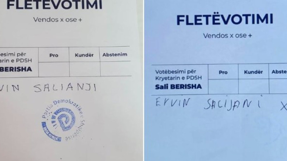I vendosën emrin në fleta votimi, reagon Salianji: Kur gara vritet, demokratët reagojnë me dinjitet
