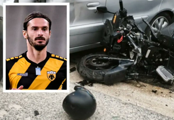 Aksident horror me motor për ish-futbollistin e AEK-ut, në gjendje të rëndë