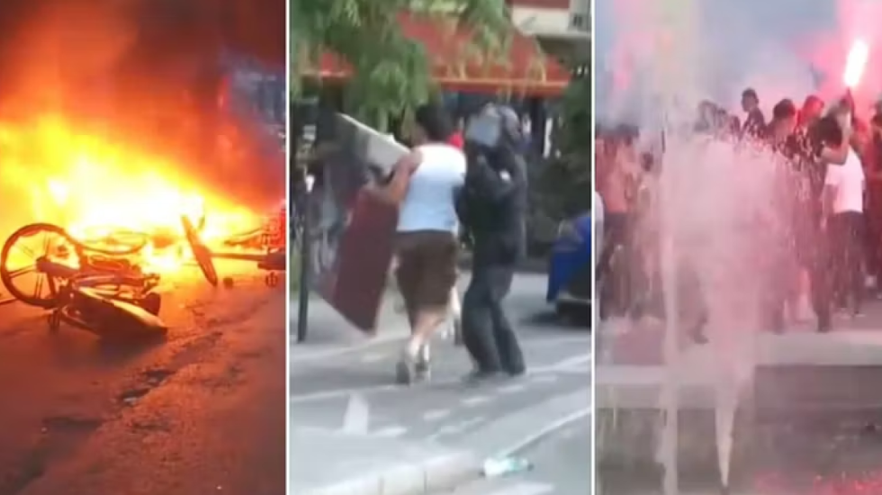 Bilanc lufte në Paris: Shtatë agjentë të plagosur gjatë festimeve, mbi 400 të arrestuar